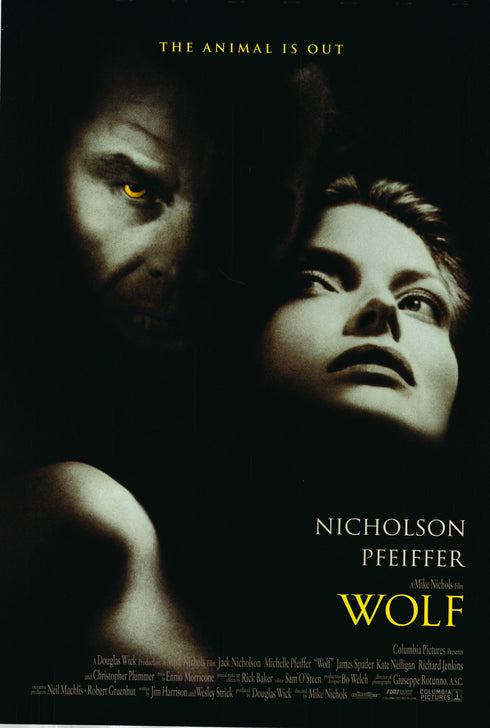 wolf 1994 one sheet poster rolled